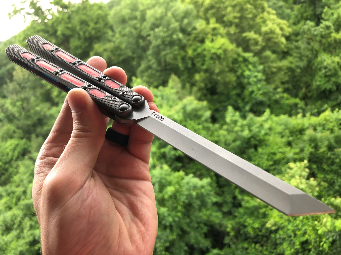 Modify the grip of your NRB Concepts SLight balisong and NRB UltraLight balisong trainer with Zippy handle inlays.
