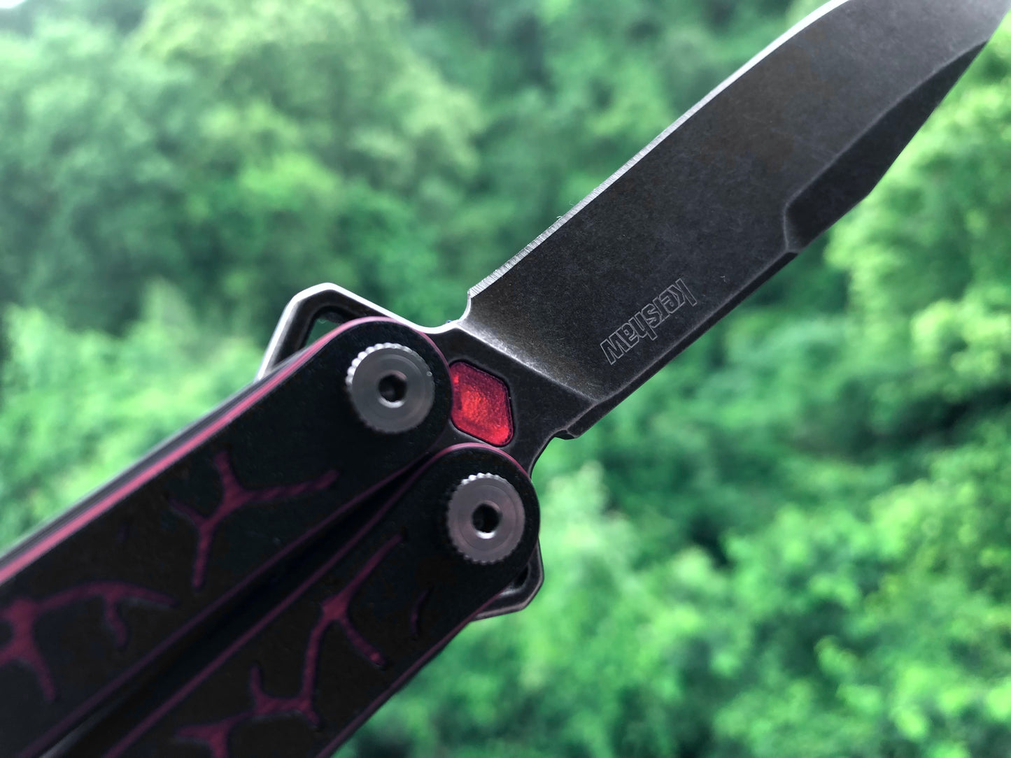 Improve the balance of your Kershaw Lucha balisong for flipping with Zippy mods: extension spacers with Jimping for the Kershaw Lucha and Flytanium Lucha, and the ZippyLucha handle mod with the high-performance Zippy bearing system.