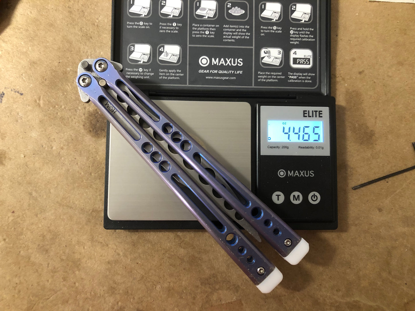 Reduce the handle bias of your HOM i-Basilisk, HOM Basilisk-R (for Titanium and G10/CF variants), and HOM Prodigy balisongs with Zippy extension spacers and handle inlays.