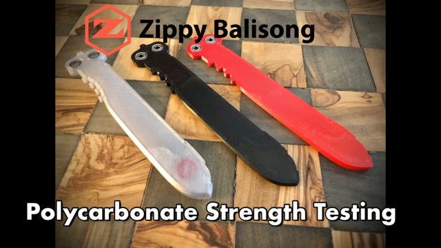 Strength Testing the New Polycarbonate Blades