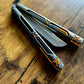 Designed and manufactured by Zippy, these are the OEM spacers and inlays included with each Bxndxge Stitch v2 balisong. This listing allows you to customize your Bxndxge Stitch v2 and Stitch-R with different colors. These mods are made in-house from a rubbery, shatter-proof polyurethane.