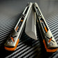 Designed and manufactured by Zippy, these are the OEM spacers and inlays included with each Bxndxge Stitch v2 balisong. This listing allows you to customize your Bxndxge Stitch v2 and Stitch-R with different colors. These mods are made in-house from a rubbery, shatter-proof polyurethane.