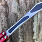 Adjust the weight distribution of your Fellowship Blades Hognose balisong trainer with this custom-made Zippy balance mod. This mod consists of shatter-proof polyurethane inserts which add tip weight to the blade, and jimping plugs which add end-weight to the handles. Together, these mods add a pop of color and increase the momentum of the Hognose trainer.