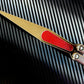 Designed and manufactured by Zippy, this is the stock blade inlay included with each Remshi Shino butterfly knife trainer. This listing allows you to customize your Remshi Shino with different colors.