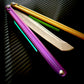 Silence the ring of your MachineWise Sasori, Prysma v1, Prysma Pro, and SlifT v2 balisongs with these shatter-proof Speed Channel inlays.