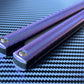 Zippy Faux-Channel Spacers for the MachineWise Tottori add a channel aesthetic to your butterfly knife. They are made of polycarbonate and cannot be pushed in.