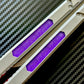 Perfect the balance and ergo of your BRS E-Volve Hex butterfly knife trainer with these custom-made Zippy spacers. The spacers are made in-house from a shatter-proof polyurethane. The spacers extend the handles, feature positive jimping, and enable adjustable balance with up to 3x removable tungsten weights per spacer.
