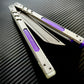 Perfect the balance and ergo of your BRS E-Volve Hex butterfly knife trainer with these custom-made Zippy spacers. The spacers are made in-house from a shatter-proof polyurethane. The spacers extend the handles, feature positive jimping, and enable adjustable balance with up to 3x removable tungsten weights per spacer.