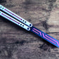 Modify the balance and add a pop of color to your Squid industries balisong trainer with these polyurethane blade inserts and handle inlays. The objective of this mod is to add blade weight for a slightly more neutral balance, with optional cosmetic handle inlays to add a pop of color.