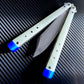 These Zippy spacers for the Benchmade Necron balisong are shatter-proof extensions that will protect your handles with no risk of cracking on hard-drops. They are available in 3x different lengths with removable tungsten weights for a more granular balance and length customization. They also offer positive jimping for extra grip, and install easily in just a few minutes (watch the assembly video above!). These spacers are a no-nonsense upgrade for the Necron.
