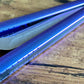 Zippy Faux-Channel Spacers for the MachineWise Tottori add a channel aesthetic to your butterfly knife. They are made of polycarbonate and cannot be pushed in.