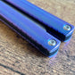 Zippy Faux-Channel Spacers for the MachineWise Tottori add a channel aesthetic to your butterfly knife. They are made of polycarbonate and cannot be pushed in.