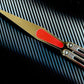 Designed and manufactured by Zippy, this is the stock blade inlay included with each Remshi Shino butterfly knife trainer. This listing allows you to customize your Remshi Shino with different colors.
