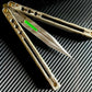 Designed for the AcidWrx Zzyzx butterfly knife with the "Judas" blade, this cosmetic Zippy inlay installs in seconds. Plus, it won’t fall out on drops or affect the balance. The inlays are made in-house from a shatter-proof polyurethane.