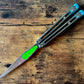 Designed and manufactured by Zippy, these are the stock spacers included with each Remshi Shino butterfly knife trainer. This listing allows you to customize your Remshi Shino with different spacer lengths and colors. These spacers are made in-house from a rubbery, shatter-proof polyurethane. They add grip and enable you to adjust the balance of your Shino. Choose from the stock OEM 5.75" Extension Spacers, or make your Shino shorter with either 5.69" Extensions or Flush Spacers.