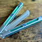 Designed and manufactured by Zippy, these are the OEM spacers and inlays included with each Bxndxge Stitch-R balisong. This listing allows you to customize your Bxndxge Stitch-r with different colors. These mods are made in-house from a rubbery, shatter-proof polyurethane.