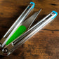 Designed and manufactured by Zippy, these are the stock spacers included with each Remshi Shino butterfly knife trainer. This listing allows you to customize your Remshi Shino with different spacer lengths and colors. These spacers are made in-house from a rubbery, shatter-proof polyurethane. They add grip and enable you to adjust the balance of your Shino. Choose from the stock OEM 5.75" Extension Spacers, or make your Shino shorter with either 5.69" Extensions or Flush Spacers.