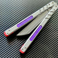 Perfect the balance and ergo of your BRS E-Volve Hex butterfly knife trainer with these custom-made Zippy spacers. The spacers are made in-house from a shatter-proof polyurethane. The spacers extend the handles, feature positive jimping, and enable adjustable balance with up to 3x removable tungsten weights per spacer.