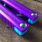 These Zippy spacers designed for the MachineWise Sasori and Tottori Balisongs are made in-house from a shatter-proof polyurethane. The spacers offer adjustable balance with removable tungsten weights and are available in both Flush Spacers and Extensions. The Extension spacers add length and protect your handles from drops. 