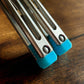 Designed and manufactured by Zippy, these are the stock spacers included with each Remshi Shino butterfly knife trainer. This listing allows you to customize your Remshi Shino with different spacer lengths and colors. These spacers are made in-house from a rubbery, shatter-proof polyurethane. They add grip and enable you to adjust the balance of your Shino. Choose from the stock OEM 5.75" Extension Spacers, or make your Shino shorter with either 5.69" Extensions or Flush Spacers.