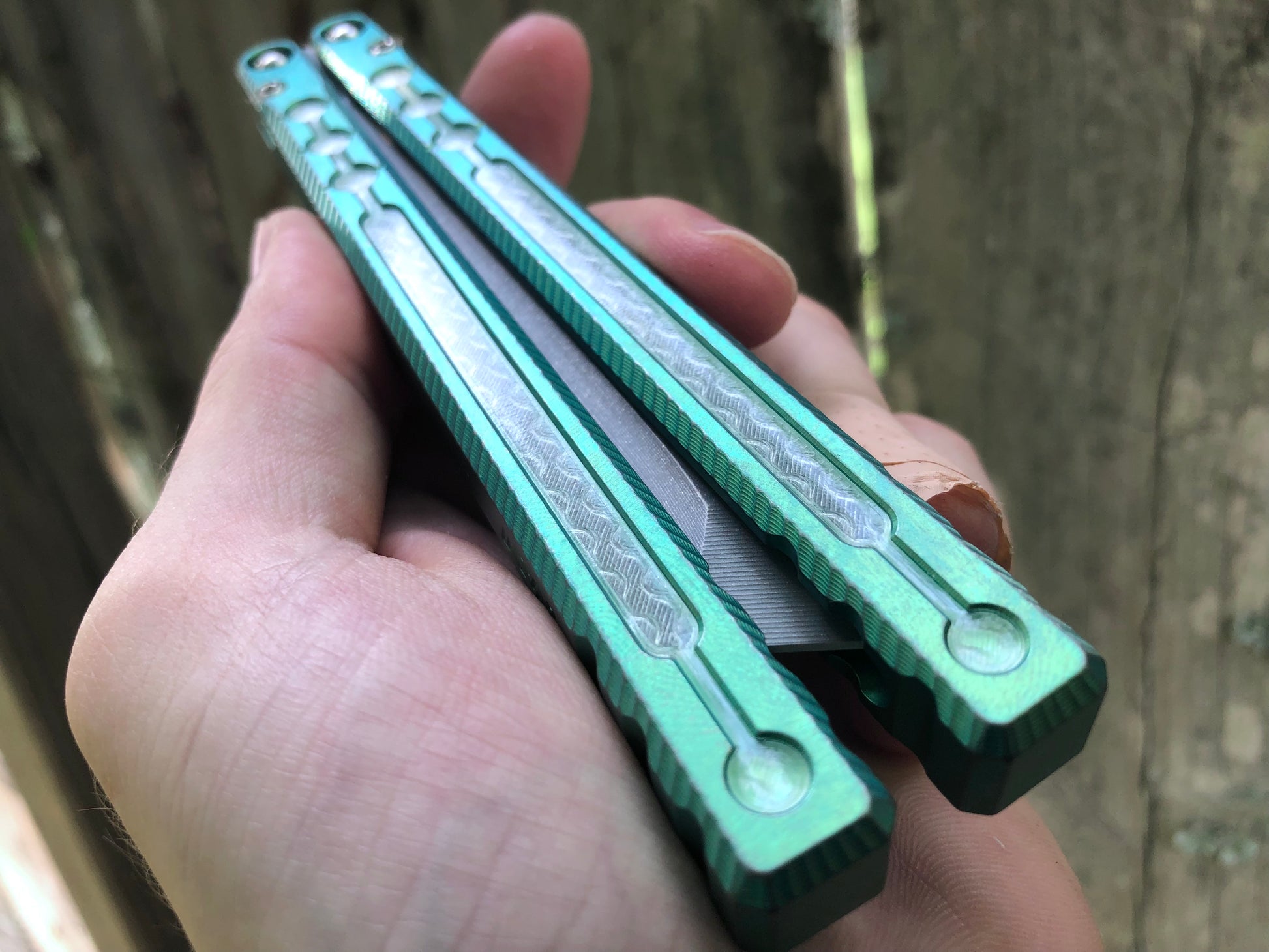 Modify the grip, deepen sound, and add a pop of color with these polyurethane Zippy handle inlays designed for the Acidwrx ZZYZX balisong.