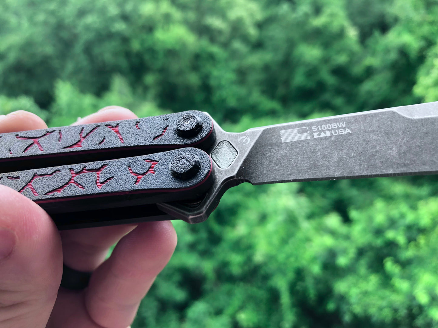Improve the balance of your Kershaw Lucha balisong for flipping with Zippy mods: extension spacers with Jimping for the Kershaw Lucha and Flytanium Lucha, and the ZippyLucha handle mod with the high-performance Zippy bearing system.