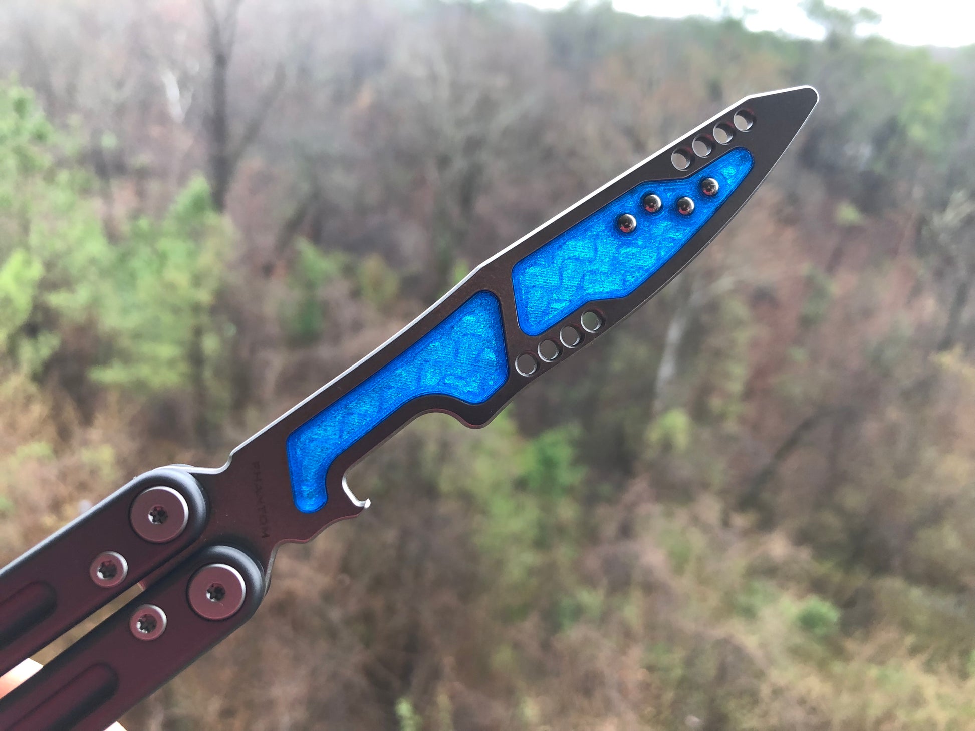 Balance Insert Mod for Maxace Phantom v1 – Zippy Balisong LLC Balance Insert Mod for Maxace Phantom v1 – Zippy Balisong LLC